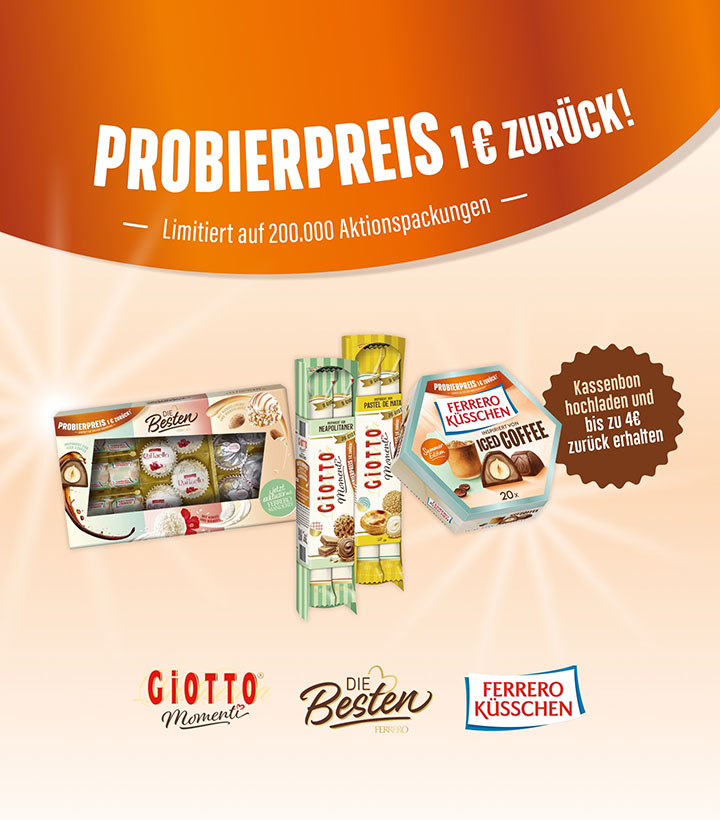 Probierpreis 1€ Zurück