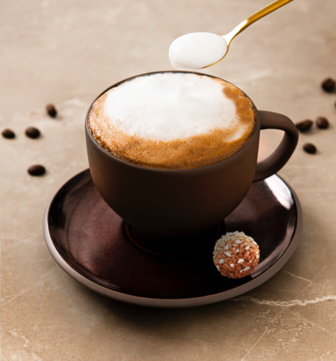 Kaffeetasse mit Giotto Momenti inspiriert von Zimtstern