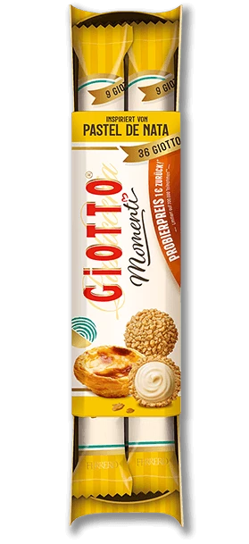 GiOTTO Momenti inspiriert von Pastel de Nata Packung